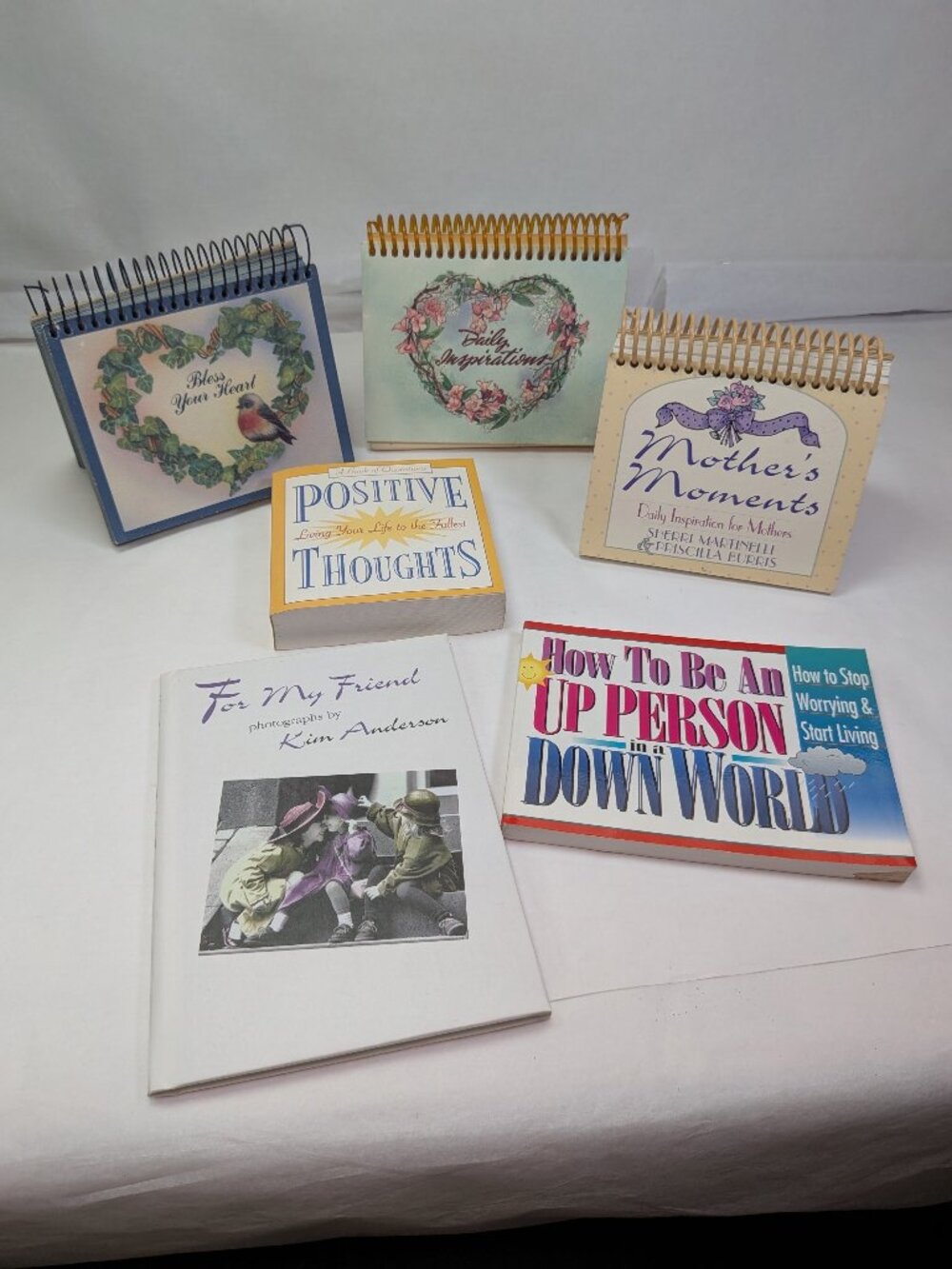 Vintage 90s Inspirational Flip Calendars & Books (6) Bless Your Heart, Mother